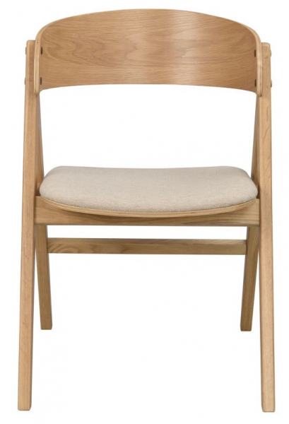 Fauteuil 'Waterton' - Chêne/Beige