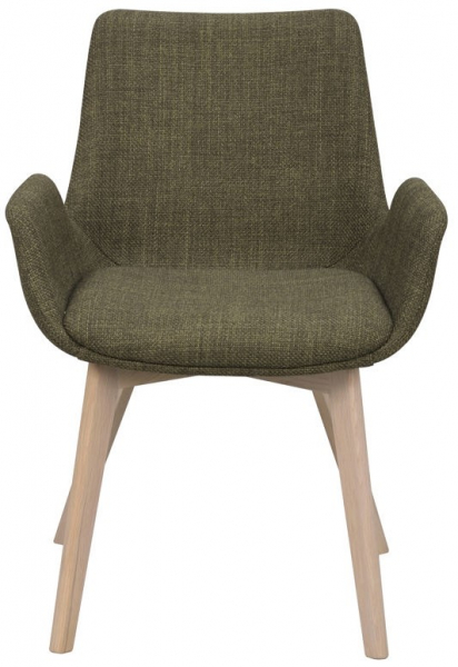 Fauteuil 'Drimsdale' - Vert/Blanc pigmenté