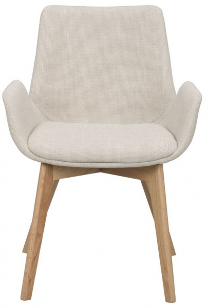 Fauteuil 'Drimsdale' - Beige/Chêne