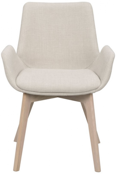 Fauteuil 'Drimsdale' - Beige/Blanc pigmenté
