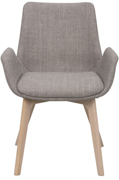 Fauteuil 'Drimsdale' - Gris/Blanc pigmenté