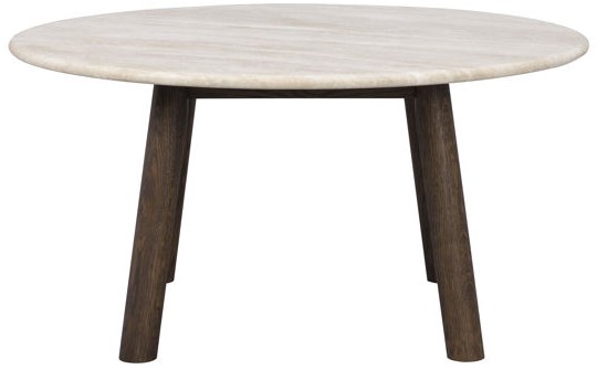Table basse 'Taransay' Ronde 90cm - Beige/Marron