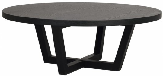 Table basse 'Boxford' Ronde 110cm - Chêne noir