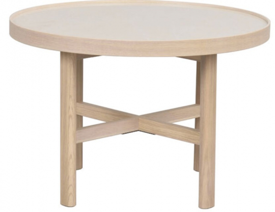 Table basse 'Marsden' Ronde 60cm - Chêne clair