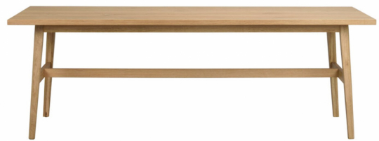 Table à manger 'Plainfield' 220x100cm - Chêne