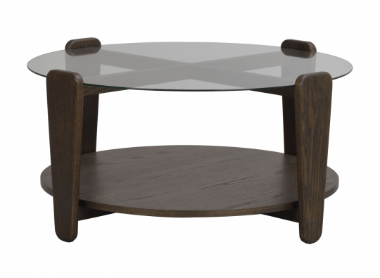 Table basse 'Arran' Ø93 - Brun