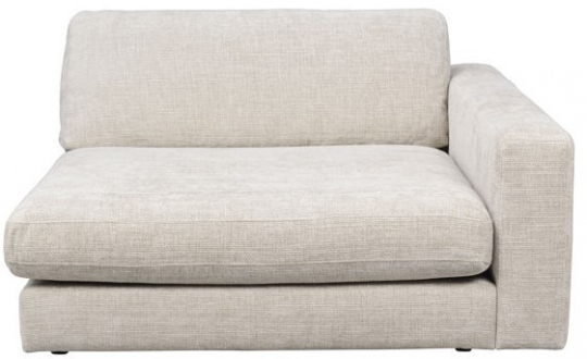Chaiselongue 'Duncan' H - Gris clair
