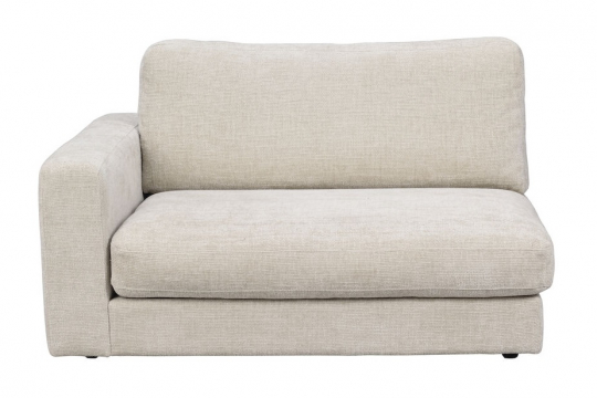 Fauteuil d'angle 'Duncan' Gauche - Gris clair