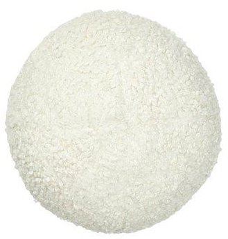 Coussin décoratif 'Elsie' 30cm - Blanc