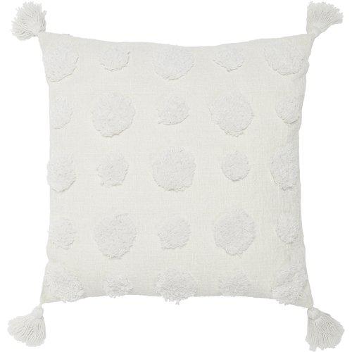 Housse de coussin 'Pom' 45x45 - Blanc
