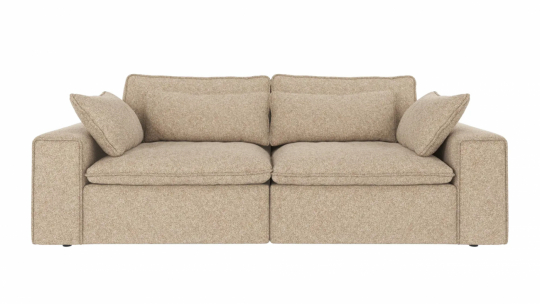 Canap&eacute; 'Rawlins' 3 places 226cm - Beige