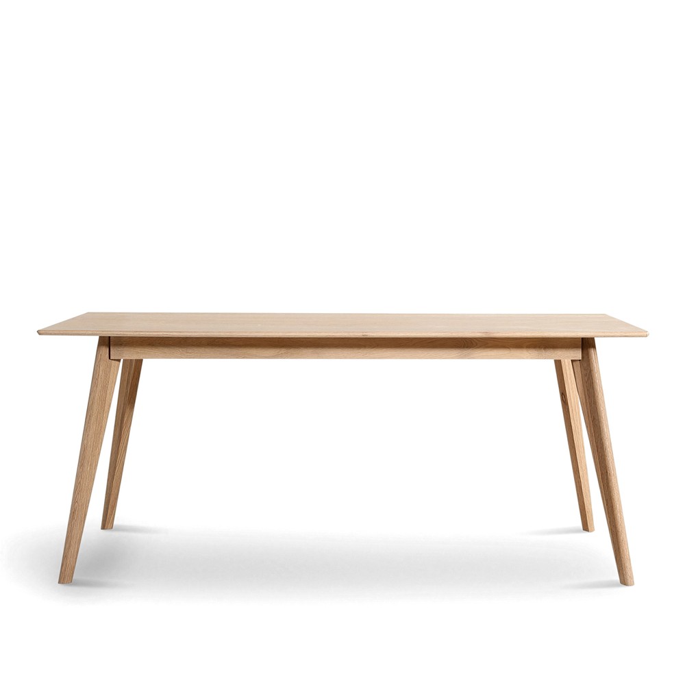 Table à manger 'Line' 180 cm - Blanc pigmenté