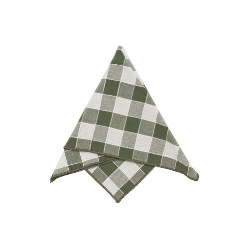 Serviette 'Mary' 45x45 - Vert