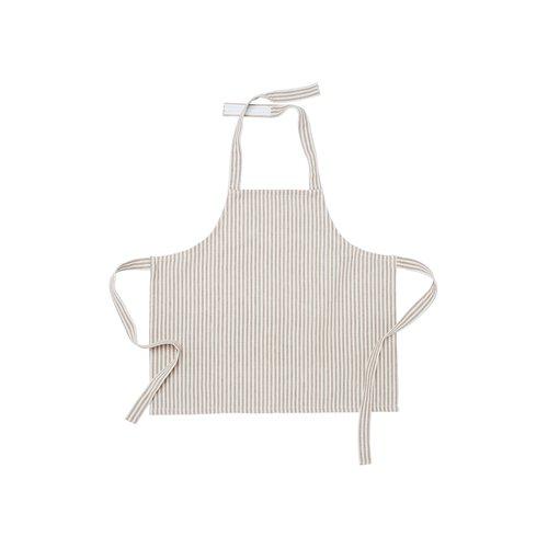 Tablier 'Kitty' 55x50 - Beige/Blanc