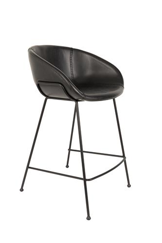 Tabouret 'Feston' - Noir