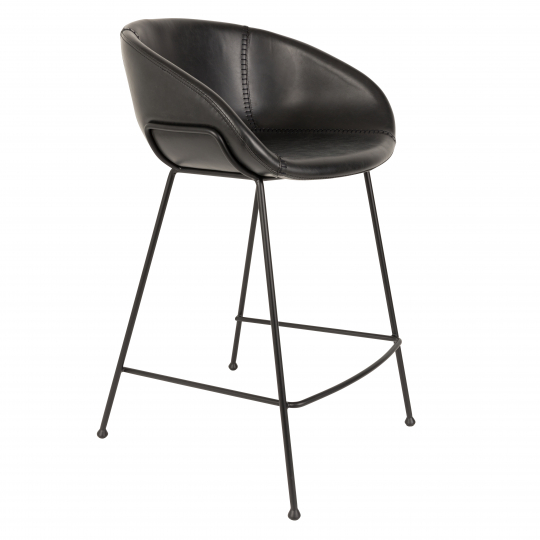 Tabouret 'Feston' - Noir