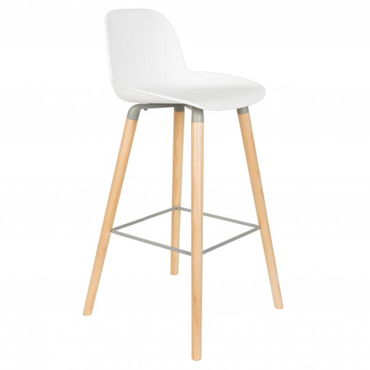 Tabouret 'Albert' - Blanc