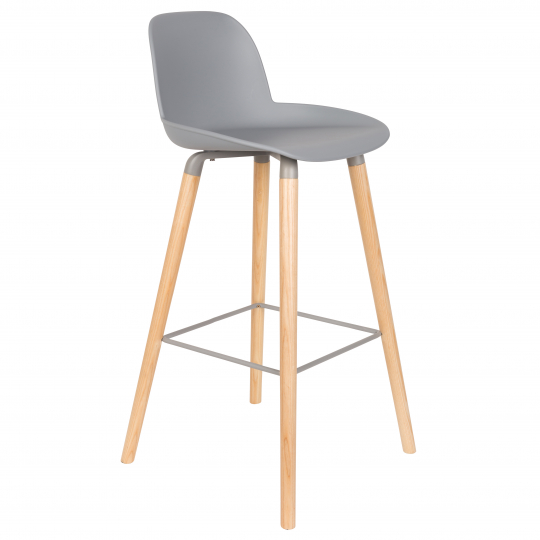 Tabouret 'Albert' - Gris
