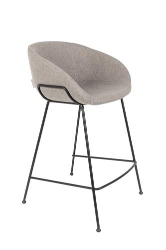 Tabouret 'Feston' - Gris