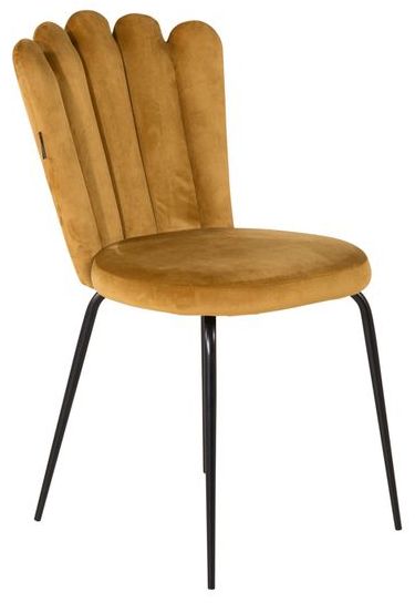 Chaise 'Flatanger' - Jaune