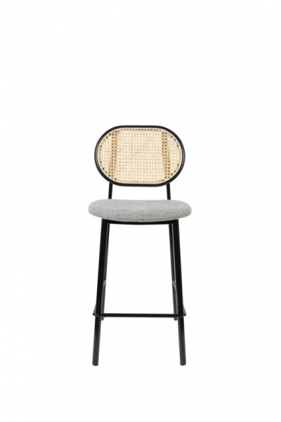 Chaise 'Chatou' - Naturel/Gris