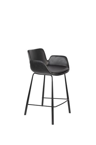 Tabouret 'Brit' - Noir