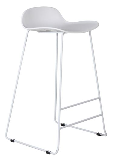 Tabouret de bar 'Evanger' - Blanc