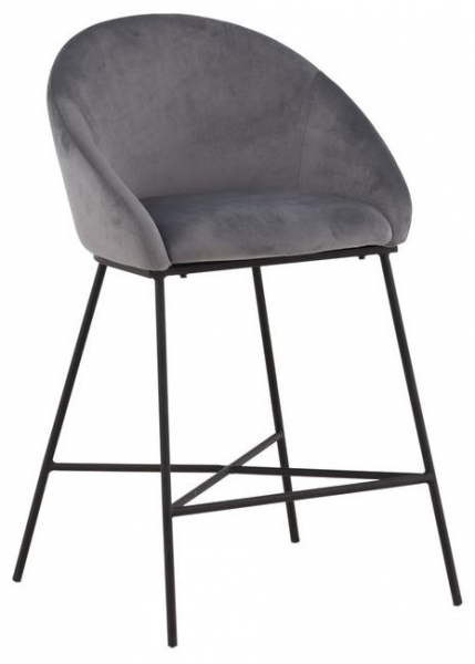 Tabouret 'Elverum' - Gris foncé