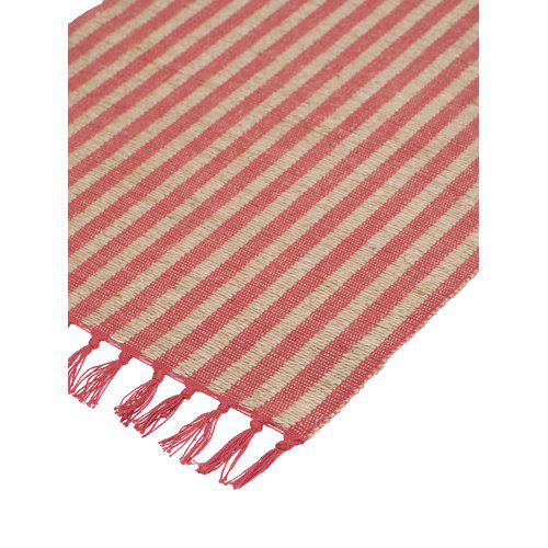 Chemin de table 'Adam' 33x120 - Rouge