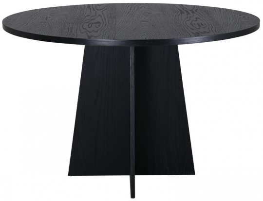 Table à manger 'Blomstermala' Ronde 110cm - Noir