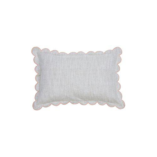 Housse de coussin 'Sabina' 40x60 - Gris/Rose