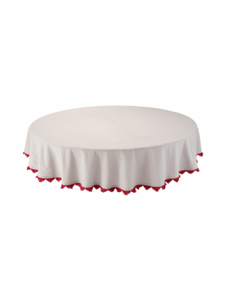 Nappe 'Stine' Ronde 160 - Rouge