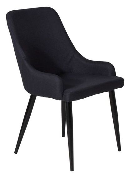 Chaise 'Folldal' - Tissu noir