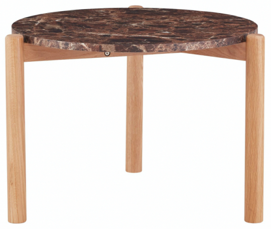 Table basse 'Marble' S - Brun