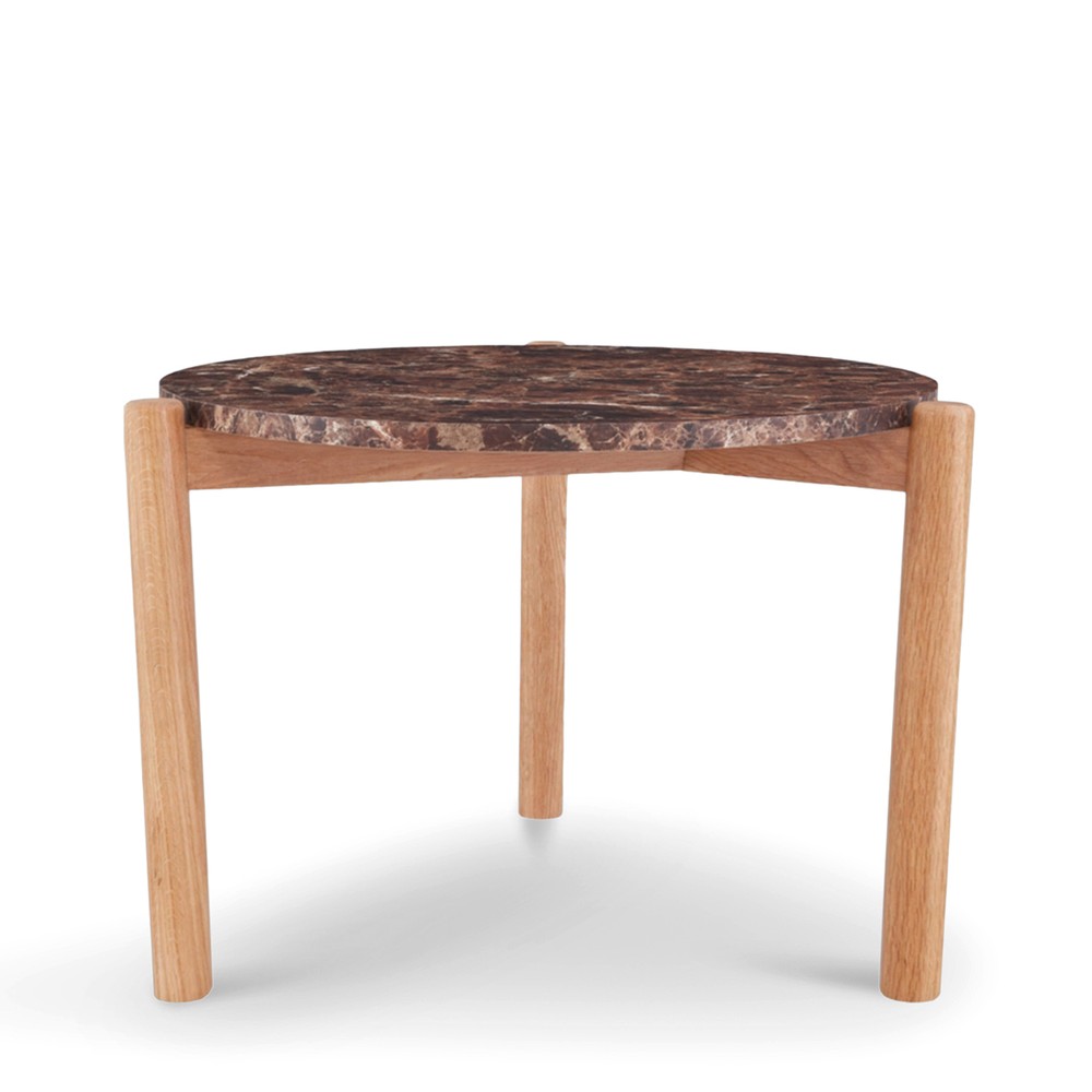 Table basse 'Marble' S - Brun