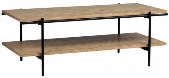 Table basse 'Frida' - Naturel/Noir