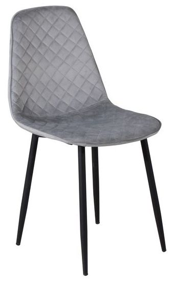 Chaise 'Eidsberg' Diamant - Gris/Noir