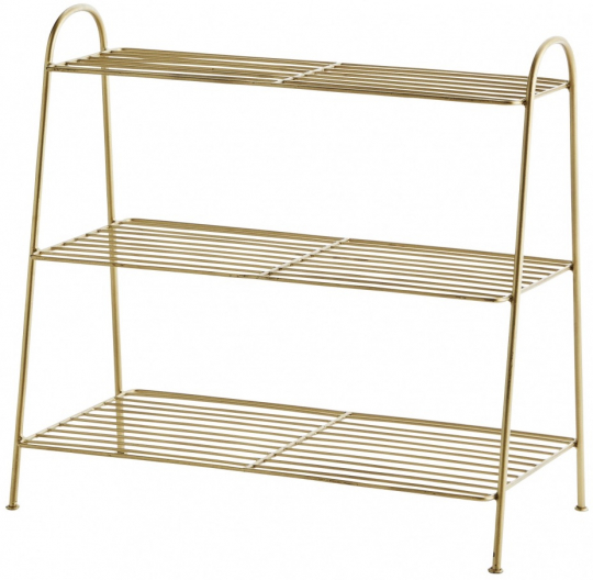 Étagère à chaussures 'Gala' L - Laiton