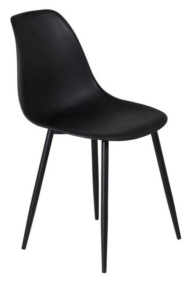 Stol 'Eidsberg' - Plast noir