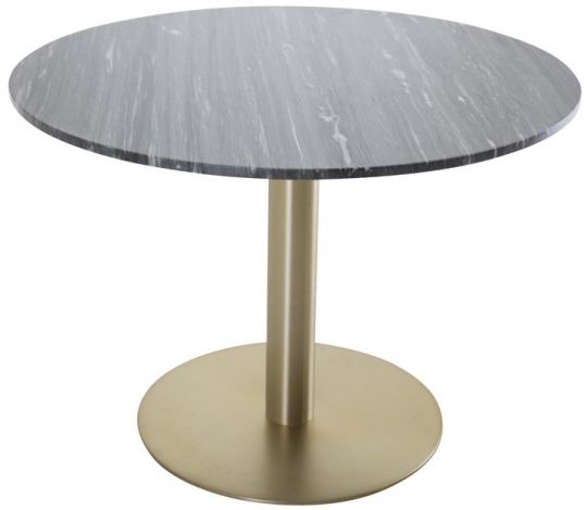 Table à manger 'Ebba' Ronde 106cm - Noir