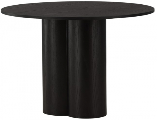 Table à manger 'Orsa' Rond 110cm - Noir