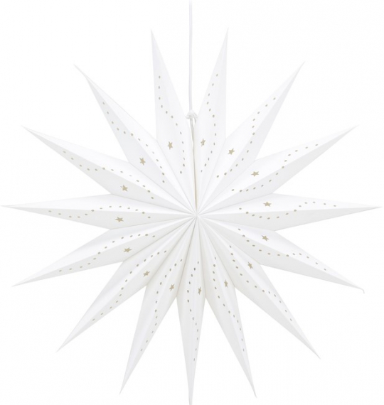 Étoile de l'Avent 'Laholm' - Blanc
