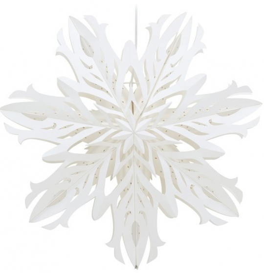 Étoile de l'Avent 'Kungälv' - Blanc