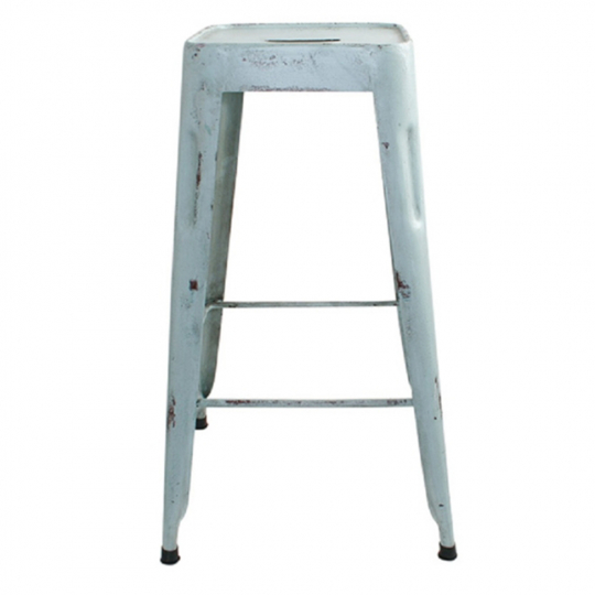 Tabouret 'Marseille' 70cm - Turquoise
