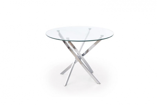 Table à manger 'Dania' Ronde 100cm - Argent
