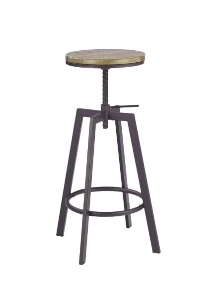 Tabouret de bar 'Gandia' - Brun