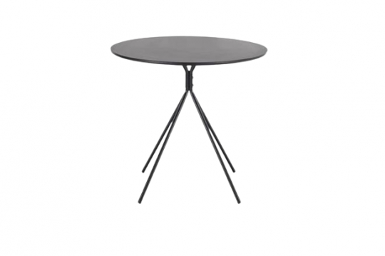 Table à manger 'Fondi' Ronde 80cm - Noir