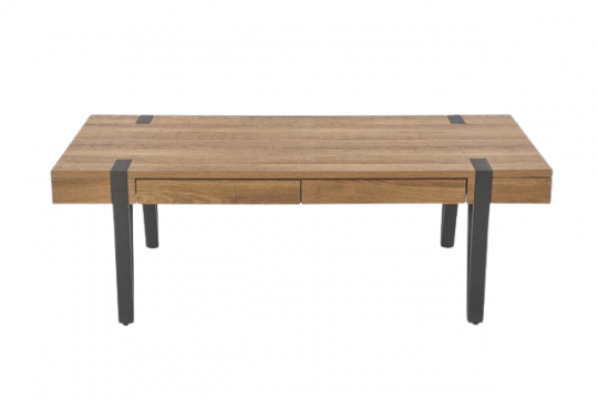 Table basse 'Oaxen' - Noyer/Noir