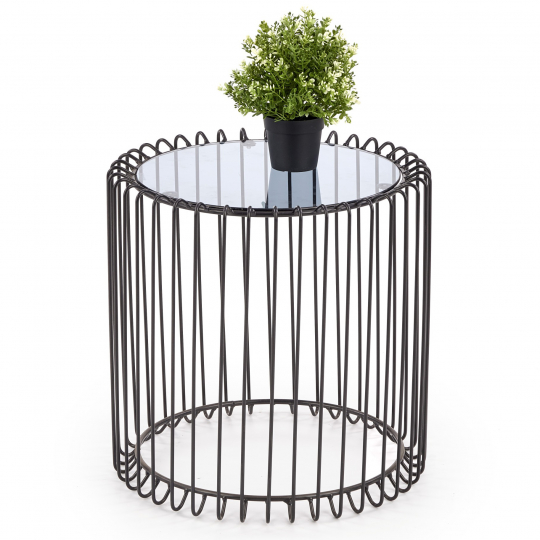 Table d'appoint 'Amina' - Noir