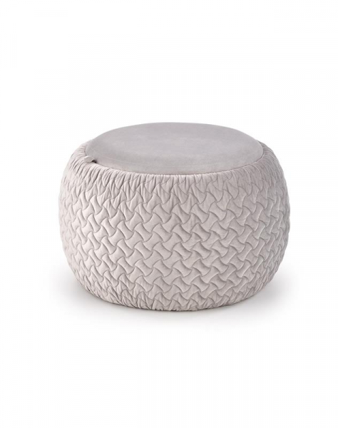 Pouf/Table d'appoint 'Bono' - Gris